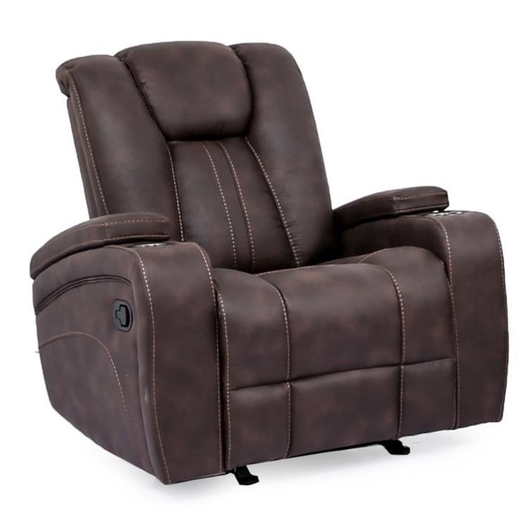 Cheers 9990M X9990BML11K GLIDER RECLINER WITH ARM STORAGE COMPARTMENTS Del Sol Furniture